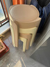 景彩餐凳軟包凳子家用板凳加厚塑料凳子可疊放圓凳JD510米卡米卡 曬單實(shí)拍圖