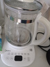 美的（Midea）家用養生壺 1.5L全自動(dòng)玻璃燒水壺 多段保溫電熱水壺 一體恒溫煮茶壺 輕音柔聲燉煮智能預約 升級新品【玻璃壺蓋】 1.5L 曬單實(shí)拍圖