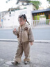 G.DUCKKIDS小黃鴨童裝女童套裝冬季洋氣新款小女孩衣服兒童冬裝加厚兩件套 套裝 130 cm 曬單實拍圖