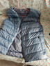 黑冰輕暖舒適男款薄款600+蓬鵝絨羽絨馬甲 FDE8131 暗藍 XL 曬單實(shí)拍圖