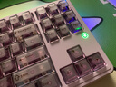 PMO極光80三模機械鍵盤(pán)客制化鋁坨坨有線(xiàn)2.4g藍牙gasket結構top電競游戲辦公外設熱插拔女生Aurora 【新品】雨霧紫【ARGB-極光紫軸】不銹鋼拉絲 曬單實(shí)拍圖
