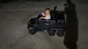 福兒寶（FUERBAO）奔馳授權兒童電動(dòng)車(chē)六驅可坐大人遙控玩具車(chē)小孩寶寶雙人越野送禮 六驅軟胎黑+后備箱+雙皮座雙油門(mén) 曬單實(shí)拍圖
