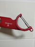 維氏（VICTORINOX）維氏瑞士原裝進(jìn)口廚房蔬菜削皮刀水果去皮鋒利刨皮刮皮神器 紅色斜版 曬單實(shí)拍圖