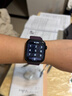 Apple/蘋(píng)果 Watch Series 10 智能手表GPS款42毫米亮黑色鋁金屬表殼濃墨色回環(huán)式運動(dòng)表帶MX1Q3CH/B 曬單實(shí)拍圖