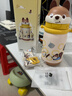 babycare兒童保溫杯嬰兒小松鼠寶寶1-3歲不銹鋼吸管水杯壺學(xué)生上學(xué)450ml 曬單實(shí)拍圖