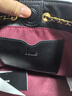 百麗情人節禮物包女新款時(shí)尚休閑小香風(fēng)單肩斜挎腋下包托特包X7210DX5 黑色 F 曬單實(shí)拍圖