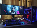 AOC 顯示器 CU34G3X 34英寸帶魚屏準4K 180HZ 1ms HDR10 低藍光 21:9WQHD 1500R 電腦游戲電競顯示屏 180Hz HVA快速液晶 CU34G3X 曬單實拍圖