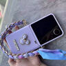 橙侖適用于榮耀MagicVFlip手機殼新款magic折疊屏手機套vflip中軸保護全包防摔保護套自帶掛繩感女款時 【鉸鏈全包】淺紫色米奇殼絲巾手提 榮耀MagicVFlip 曬單實拍圖