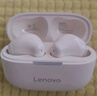 聯(lián)想（lenovo）真無(wú)線(xiàn)藍牙耳機 半入耳式耳機 音樂(lè )運動(dòng)游戲耳機藍牙5.4 適用蘋(píng)果華為小米手機 EA110月巖白 曬單實(shí)拍圖