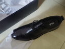 海瀾之家HLA皮鞋男士商務(wù)休閑秋冬德比正裝鞋子男H135/H171 黑色45 曬單實(shí)拍圖