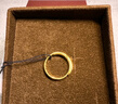 金至尊（3DG Jewellery）黃金戒指光面活口999足金戒指結婚三金男女款生日禮物計價(jià) 女款-金重4.50克（以實(shí)際克重多退少補） 曬單實(shí)拍圖