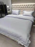 水星系列家紡高級感酒店風(fēng)100支A類(lèi)長(cháng)絨棉純棉四件套全棉輕奢床單被套床上用品 100支 麗思蘭頓-瓷器藍 1.8m床 床單款 （被套200*230cm） 曬單實(shí)拍圖