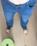 羅蒙（ROMON）牛仔褲男秋冬季褲子男士直筒褲男褲休閑長(cháng)褲 淺藍色 36 曬單實(shí)拍圖