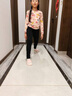 笙格兒 保暖褲秋褲女德絨雙面加絨秋冬線褲可外穿無(wú)痕高腰顯瘦打底褲女 黑色 L(105-130斤） 曬單實(shí)拍圖