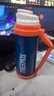 膳魔師（THERMOS）FDH-2005不銹鋼真空保溫壺FFW-1000大容量戶(hù)外登山水壺 新款時(shí)尚 FDH-2005-BL送壺套2000ml 曬單實(shí)拍圖