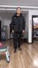 雷薩狼三合一沖鋒衣工作服定制秋冬季4s店汽修員工勞保外套印字logo  SRX-8870三合一沖鋒衣黑武士 L 曬單實(shí)拍圖