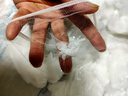 水槽過濾網(wǎng)彈力袋口廚房洗菜盆一次性漏網(wǎng)水池下水道洗碗池防堵塞 【200只 加厚款】一次性過濾網(wǎng) 曬單實拍圖