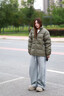 熊貓·本2025冬季連帽羽絨服男保暖90%白鴨絨200G純色雙開(kāi)拉鏈LOGO面包服 金屬灰「連帽·加強版」90絨子·可溯源·新國標 L 曬單實(shí)拍圖