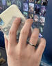 BJYLS925純銀孤星戒指男生小眾單身尾戒指環(huán)高級感生日實(shí)用禮物送男友 s925銀孤星單身戒指 曬單實(shí)拍圖