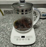 九陽(yáng)（Joyoung）養生壺迷你玻璃花茶壺煮茶器 12大功能11檔溫度 0膠水恒溫電熱燒水壺1.5L 1506BQ 曬單實(shí)拍圖