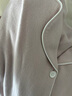 無印良品（MUJI）女式柔軟針織前開睡衣套裝女士家居服女款女裝25年秋季 FD32CC5A 煙熏粉色 S -M 上裝160/84A 下裝160/66A 曬單實拍圖