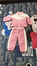 咭卡咭為女童秋冬套裝加絨2025冬季新款4-6歲洋氣小女孩衣服兒童兩件套1-3 粉色 100 碼建議2-3歲(身高95左右) 曬單實(shí)拍圖