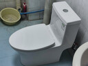 法恩莎（FAENZA）衛浴靜音緩降馬桶家用坐便器節水防臭噴射虹吸快拆蓋板易潔釉面 【一級水效·FB16192】400坑距 曬單實(shí)拍圖