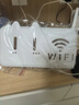 佳立方路由器放置架免打孔壁掛式機頂盒插排插座wifi收納盒白色1個(gè) 曬單實(shí)拍圖