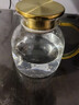 格娜斯（CRISTALGLASS）家用耐高溫大容量玻璃涼水壺白開(kāi)水杯客廳裝水電陶爐茶壺扎壺套裝 加厚墩墩茶壺【不銹鋼蓋】 1500ml 曬單實(shí)拍圖