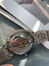 浪琴手表男士鏤空防水全自動(dòng)機械表商務(wù)潮流夜光十大品牌 情侶表 L659鋼帶男本白升級版送皮帶貔貅 曬單實(shí)拍圖