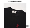 KENT&CURWEN肯迪文2025秋冬新品男女款玫瑰刺繡圓領(lǐng)純棉長(cháng)袖T恤 黑色99 M 曬單實(shí)拍圖