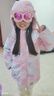 安踏兒童羽絨服女小童裝加厚25冬中國冰雪熱返四防科技連帽防風(fēng)面包服 綢緞粉/滿(mǎn)印-1 120 cm/小童 曬單實(shí)拍圖