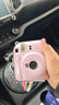 富士（FUJIFILM）立拍立得mini12 mini11/7/9升級款 相紙一次成像相機拍照生日禮物 Mini12 淺櫻粉（現貨） 官方標配+Ins風(fēng)相框+相冊+水晶殼 曬單實(shí)拍圖