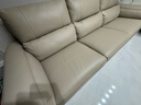 顧家家居（KUKA）門(mén)店同款零靠墻現代簡(jiǎn)約電動(dòng)功能皮沙發(fā)6196燕麥色三人位2電動(dòng) 曬單實(shí)拍圖