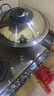 榮事達（Royalstar）章丘手工鍛打鐵鍋老式炒鍋無(wú)涂層不粘炒菜鍋圓底燃氣灶有蓋40cm 曬單實(shí)拍圖