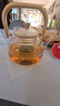 瓷魂 煮茶壺玻璃燒水壺圍爐器具加厚高硼硅電陶爐加熱泡茶玻璃壺 1升 曬單實(shí)拍圖