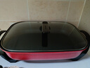 九陽(yáng) 烤魚(yú)鍋烤涮一體兩用鍋電火鍋專(zhuān)用鍋長(cháng)方形烤魚(yú)爐電烤鍋紙包魚(yú)多用途鍋烤肉電煮鍋 8L 大容量 HG80-G7-紅色款 曬單實(shí)拍圖