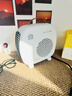 容聲取暖器家用暖風(fēng)機電熱取暖器桌面小型電暖器熱風(fēng)機電暖氣節能省電小型電熱烤火爐熱風(fēng)機 米色【兩檔調節】-單溫控-線(xiàn)長(cháng)1.2米 曬單實(shí)拍圖