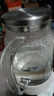 小熊（Bear）家用冷水壺 高硼硅玻璃杯 防燙硅膠底1.5L大容量涼水壺杯子啤酒杯 曬單實拍圖
