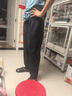 蕉下（beneunder）男士休閑褲夏季涼感直筒褲戶外長(zhǎng)款運(yùn)動(dòng)褲高彈舒適CC926 漫暮黑 XL 曬單實(shí)拍圖