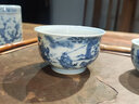 蔡文娟茶杯品茗杯景德鎮非遺蔡文娟鬼谷子下山青花瓷主人杯家用陶瓷茶具 鬼谷子下山主人杯（青花瓷） 曬單實(shí)拍圖