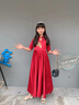 WVD美國品牌學(xué)生合唱團演出服冬季長(cháng)袖女童詩(shī)歌朗誦表演服男童中山裝 女童 120 CM 曬單實(shí)拍圖