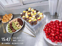 CLITON一次性奶茶杯咖啡杯透明帶蓋冷飲杯家用商用塑料杯500ml*50套 曬單實(shí)拍圖