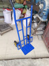 老虎車(chē)手推車(chē)小推車(chē)拉貨行李車(chē)老虎車(chē)油桶搬運車(chē)工地兩輪加厚推車(chē) 輕型款1.2米【20CM實(shí)心輪】200斤 曬單實(shí)拍圖