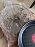 特福（Tefal）平底鍋家用牛排不粘煎鍋少油煙有鈦煎餅鍋電磁爐燃氣灶通用26cm 曬單實(shí)拍圖