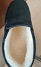 3514保暖羊毛布鞋老人鞋套腳款男士爸爸鞋冬季加厚棉鞋 黑色 42  曬單實(shí)拍圖