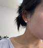 歐芙蘭南洋海水澳白近圓珍珠素耳釘18K金材質(zhì)簡(jiǎn)約女款耳飾送女友禮物 11-12mm 曬單實(shí)拍圖