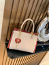 歌詩(shī)嫚（Geshiman）包包2025新款女包真皮大容量手提包輕奢斜挎包生日禮物送媽媽 米杏 曬單實(shí)拍圖