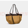 CHARLES&KEITH25秋新品大容量通勤復古子母托特包生日禮物CK2-30671782-1 Sahara Sand沙色/棕色 XL 曬單實(shí)拍圖