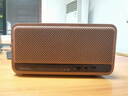 漫步者（EDIFIER）M230 高品質復古無線藍牙便攜音箱手機電腦迷你音響家用桌面大功率低音炮長續(xù)航 節(jié)日生日禮物 【復古配色】木紋棕 曬單實拍圖
